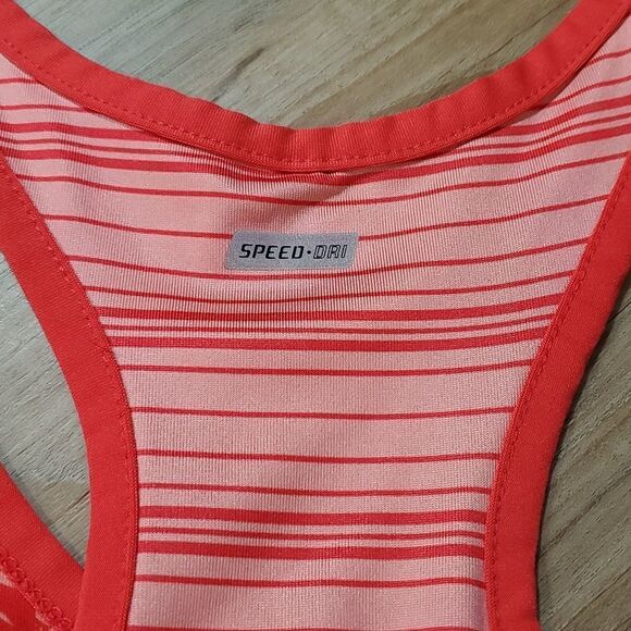 🔺️Athletic Works Coral Print Reversible Athletic Racerback Tank Large - Picture 9 of 12